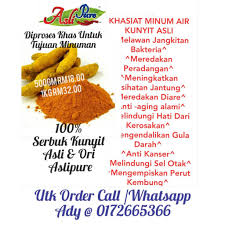 Karena kaya akan antioksidan, kunyit membantu dalam mengelola kadar kolesterol. Asli Pure Serbuk Kunyit 100 Original Boleh Minum Terus Solusicef Shopee Malaysia