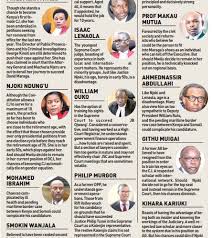 Kaunti za kenya) are geographical units envisioned by the 2010 constitution of kenya as the units of devolved government. 10 Cj Candidates And Their Chances To Succeed Maraga People Daily