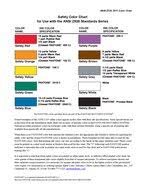 Ansi Z535 Color Chart