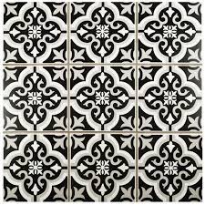 Elitetile Lima 7 75 X 7 75 Ceramic Field Tile In Classic Ceramic Floor White Ceramic Tiles Flooring