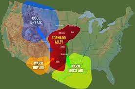 Tornado alley is a staple reference during spring as severe weather and tornadoes frequent the central united states. Tornadoes Spinning Thunderstorms Weather Science Tornado Alley Earth Science