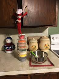Elf On The Shelf Is Getting Ready To Do His Christmas Baking Christmas Baking Kitchen Aid Mixer Elf On The Shelf
