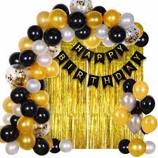 18th birthday decorations rose gold. Balloons Party Decoration Buy Balloons Decoration Online At Best Prices In India Flipkart Com