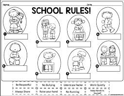 School Rules School Rules School Rules Activities First Day Of School Activities