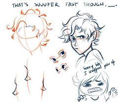 Viria Character Hair Nose And Eye Tutorial Leo Valdez Heroes Of Olympus By Rick Riordan Boy Hair Drawing Drawing Male Hair Cartoon Hair