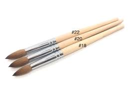 Wooden Handle Nail Acrylic Brush By China Professional Factory Manufacturer Eeesa China Acrylic Brush And Wooden Handle Brush Price
