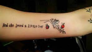 The Giving Tree Tattoo And She Loved A Little Boy Giving Tree Tattoos Tattoos Tattoo Inspiration