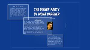 Students can use this plot diagram to review the events of mona gardner's short story, the dinner party. they can also use it as a guide to create their ne. The Dinner Party By Jack Campbell On Prezi Next