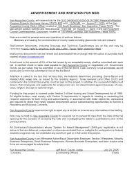 ADVERTISEMENT AND INVITATION FOR BIDS