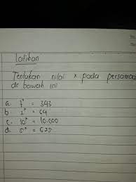 Hitung nilai x pada gambar dibawah ini. Tentukan Nilai X Pada Persamaan Matematika Dibawah Ini Belajar