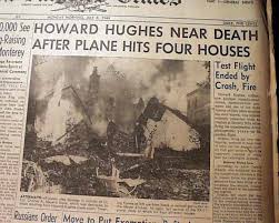 $7m beverly hills mansion that howard hughes flew into goes up for sale. Howard Hughes Airplane Accident Rarenewspapers Com