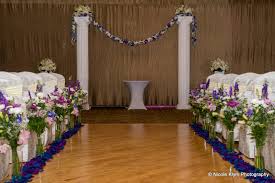 The structure was adorned with orchids, calla lilies, and greenery for a. Wedding Ceremony Aisle Ideas Crystal Ballroom Freehold Nj