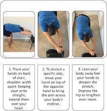 Latissimus Dorsi Stretch Latissimus Dorsi Massage Therapy Senior Fitness