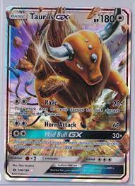 Tauros forms a notable bug in pokémon play it!, a game largely based on the trading card game. Tauros Gx Value 0 99 99 99 Mavin