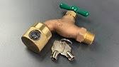 If you have a small cleaning the outside compound becomes easy, and if you have a swimming pool, you get sorted. How To Use A Faucet Lock Youtube