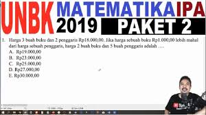 Selain berbagai soal yang akan penulis berikan, penulis juga akan membagikan kunci jawaban untuk sobat. Pembahasan Un Matematika Sma 2019 Paket 2 Cara Golden
