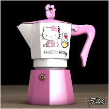 Craft it, shape it, stir it to your will, whether hot or cold. Hello Kitty Moka 2 3d Model