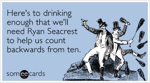 New Years Eve Ryan Seacrest Drink Funny Ecard New Year S Ecard