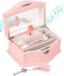 4.7 out of 5 stars with 14 ratings. Amazon Com Elle Jewelry Box Ballerina Jewelry Organizer And Swan Lake Wind Up Music Box For Girls And Teens Accessories And Keepsake Wooden Storage With Lock And Mirror Charming Room Decor And Gift