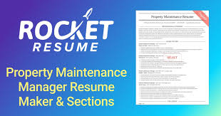 This free maintenance manager job description sample template can help you attract an innovative and experienced maintenance manager to your company. Property Maintenance Manager Resume Maker Sections Rocket Resume