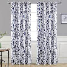 800+ vectors, stock photos & psd files. Driftaway Mackenzie Thermal Room Darkening Grommet Unlined Window Curtains Blossom Floral Pattern 2 Panels 50 Inch By 84 Inch Blue Gray Window Treatments Curtains Drapes