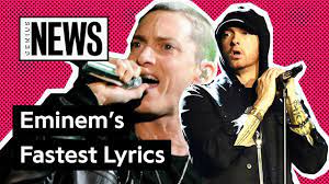 Eminem has just broken his own world record for 'fastest rap'. Eminem S Fastest Raps Genius News Youtube