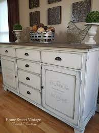 White farmhouse table farmhouse style farmhouse decor modern farmhouse farmhouse furniture farmhouse ideas farmhouse dining chairs the farmhouse table is finished and i'm so happy with how it turned out! French Farmhouse Buffet Finished In General Finishes Bone White Chalk Paint Finished By Home Sweet Vintage Painted F Mobelideen Sideboard Weiss Bemalte Mobel