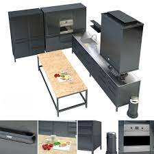 The kitchen collection presented by vipp embodies all the devotion that the danish brand has always placed in the production of home accessories: Vipp Kuche 3d Modell Turbosquid 1166866