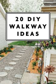 Aug 10, 2019 · pavers are great alternatives to large pieces of plain concrete. 20 Easy Walkway Ideas Diy Pathways Outdoor Walkway Diy Stone Walkway Pavers Diy