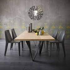 table design extensible avec pied en metal wave table design extensible table design et table extensible bois