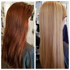 Maybe all of the red and green hues around for christmas inspired lauren conrad to make a hair color change. Red Hair To Blonde Hair With Out Destroying It Todd Sterling Browntodd Sterling Brown