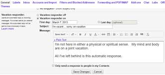 The Best Way To Out Of Office Or Vacation Message Office Watch