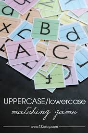 Match uppercase to lowercase letters in this printable letters a through e worksheet. Uppercase Lowercase Letter Matching Game Inspiration Made Simple