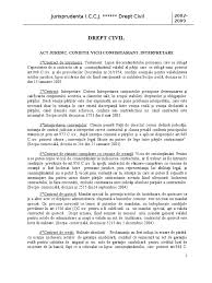 De multe ori am observat ca se face o confuzie intre clauza de intretinere si cea de uzufruct. Jurisprudenta Civila Sintetizata