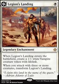 Question apply for both cards that have both side being valid target for target spell and invalid target for target spell. Legion S Landing Ixalan Modern Card Kingdom