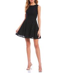 Phase eight black pink lace maxi floral wedding evening dress size uk 16. Black Lace Dress Dillard S