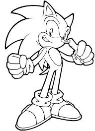 Download or print this amazing coloring page: Sonic The Hedgehog Running Coloring Pages Coloring Home