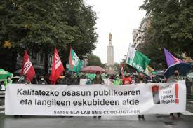 El gobierno vasco por decreto del departamento de trabajo y justicia 56 2020 de 5 de mayo boletín oficial del país vasco nº 86 de 8 de mayo de 2020 y de conformidad con lo establecido en el artículo 12 del estatuto de autonomía para el país vasco y en el. Medicos Y Enfermeras Se Plantan Ante Osakidetza Hasta Aqui Hemos Llegado Pais Vasco