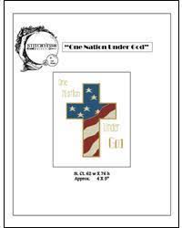 Several great choices to get your cross stitching juices flowing. One Nation Under God Cross Stitch Pattern