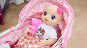 Baby Alive Laurinha No Carrinho Fofo De Bonecas Youtube