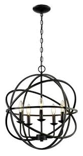 Bedroom best ceiling lights to brighten up your e in. Patriot Lighting Nucleus Bronze 5 Light Pendant At Menards