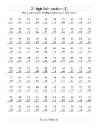 The 2 Digit Subtraction With All Regrouping I Math Worksheet Math Subtraction Worksheets Subtraction Worksheets Free Math Worksheets
