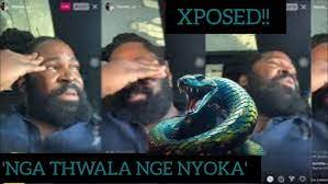 Big Zulu Xposes himself for Ukuthwala using a snake to enrich himself &  joining the darkness!!!! - YouTube