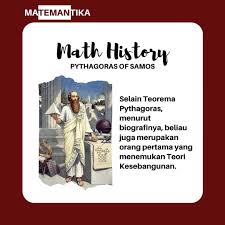 Famous Mathematicians History Of Mathematics Fun Facts Sejarah Matematika Matematikawan Terkenal Pythagoras Pitagoras Mathematics Mathematician Fun Facts