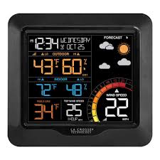 La Crosse Technology Color Wind Speed Weather Station With Wind And Outdoor Sensor 327 1417 Humidity Sensor La Crosse Weather Center