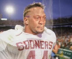 Jaren Kanak and his dog Burger were shown today