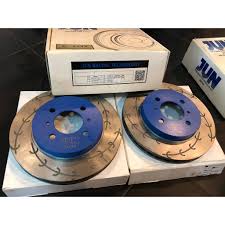 Piringan cakram depan disc disk brake depan front sunsstar honda crf 150 anti karat. Jun Brake Disc Proton Wira Satria Putra 1 6 1 8 Shopee Malaysia