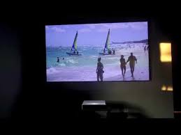 Xiaomi Mi Ultra Short 5000 Ansi Lumens Laser Projector Punta Cana Beach On 100 Inch Screen With Xiaomi Mi Laser Ultra Short Thr