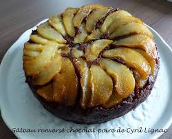 Gateau Renverse Chocolat Poire Croquant Fondant Gourmand En 2020 Gateau Renverse Gateau Au Poire Poire Au Chocolat