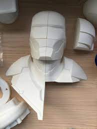 3d Printed Iron Man Bust Finishing Your Prints 3d Printing Diy 3d Printing 3d Printer